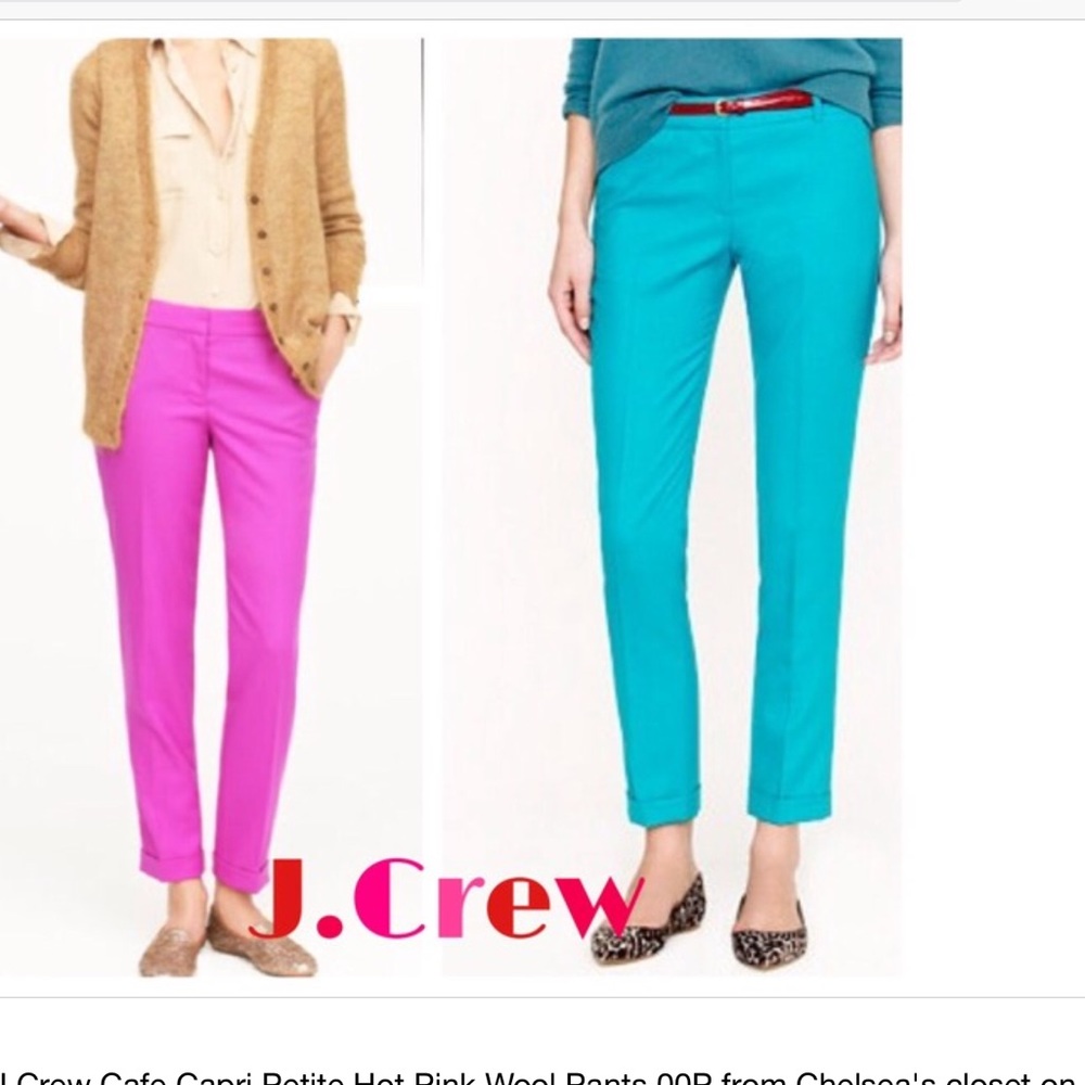 JCrew Cafe Capri sz 2 - Picture 6 of 11